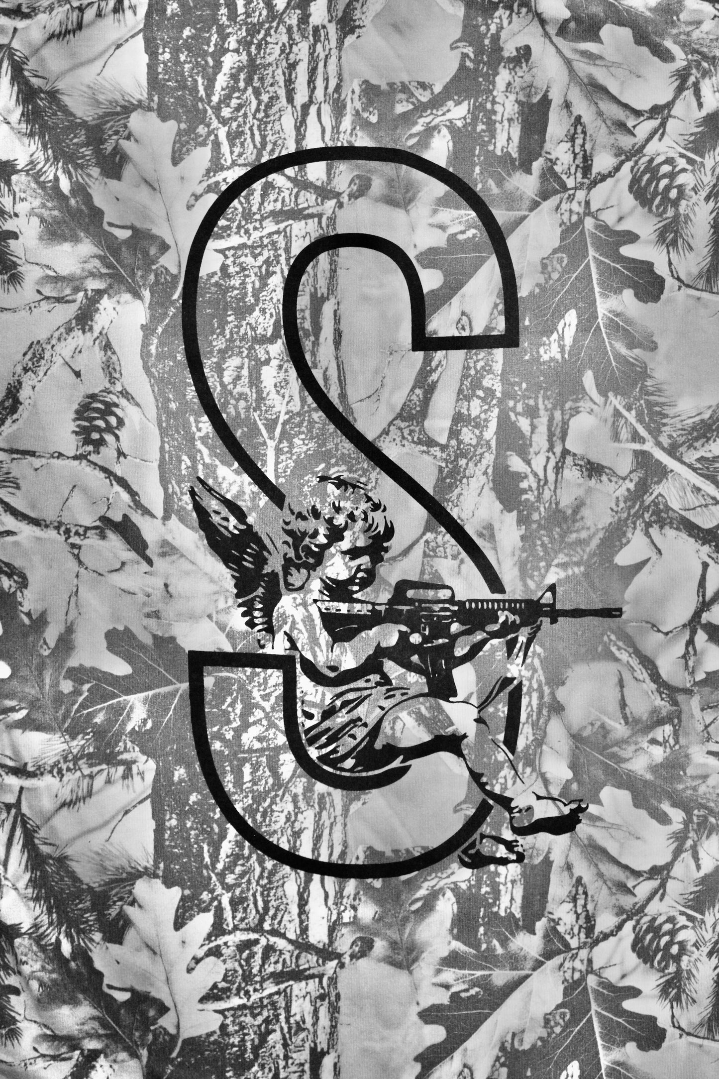 LOGO TEE / VINTAGE GRAY WOOD CAMO