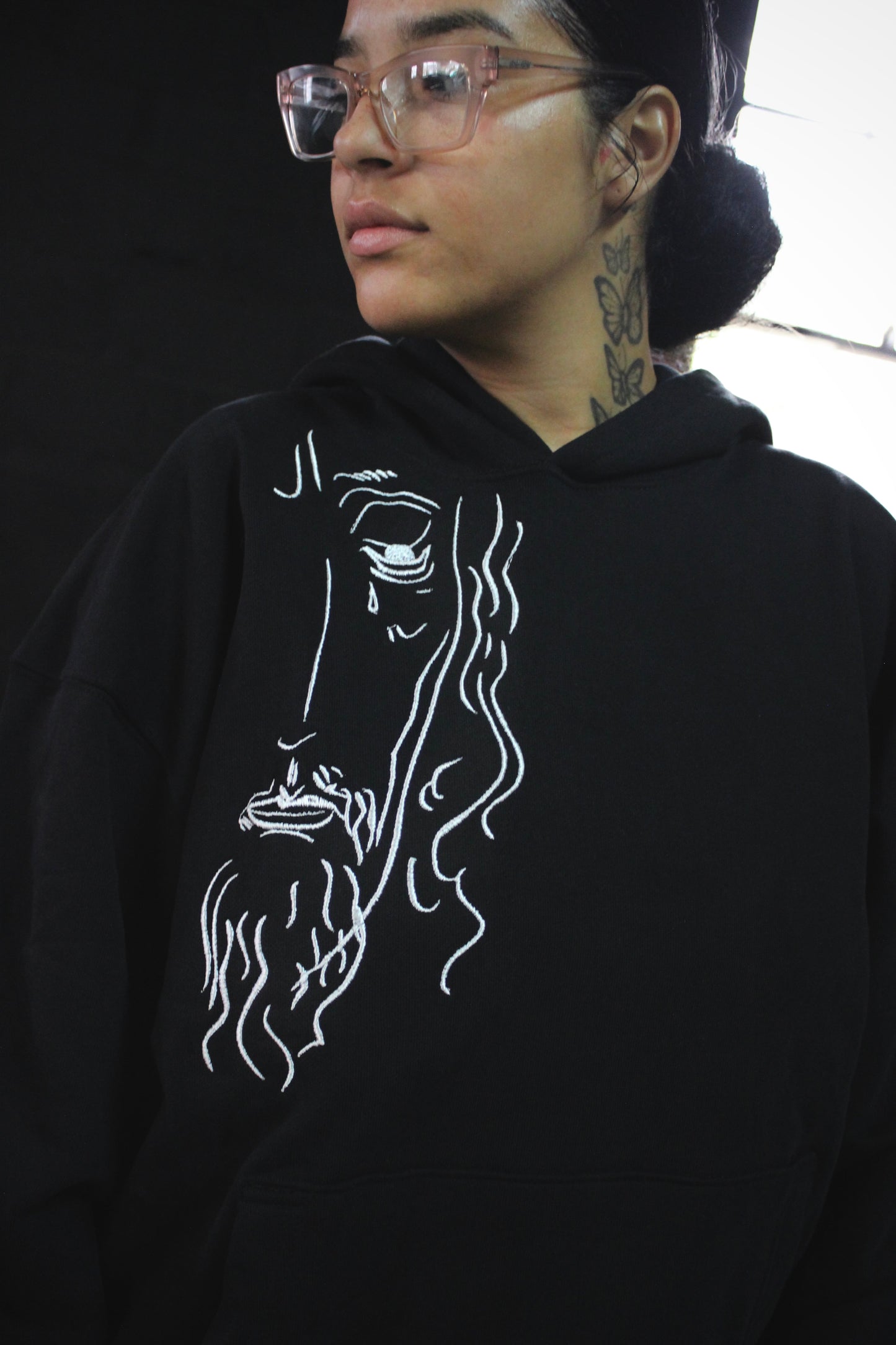 GRIEVED HOODIE / BLACK