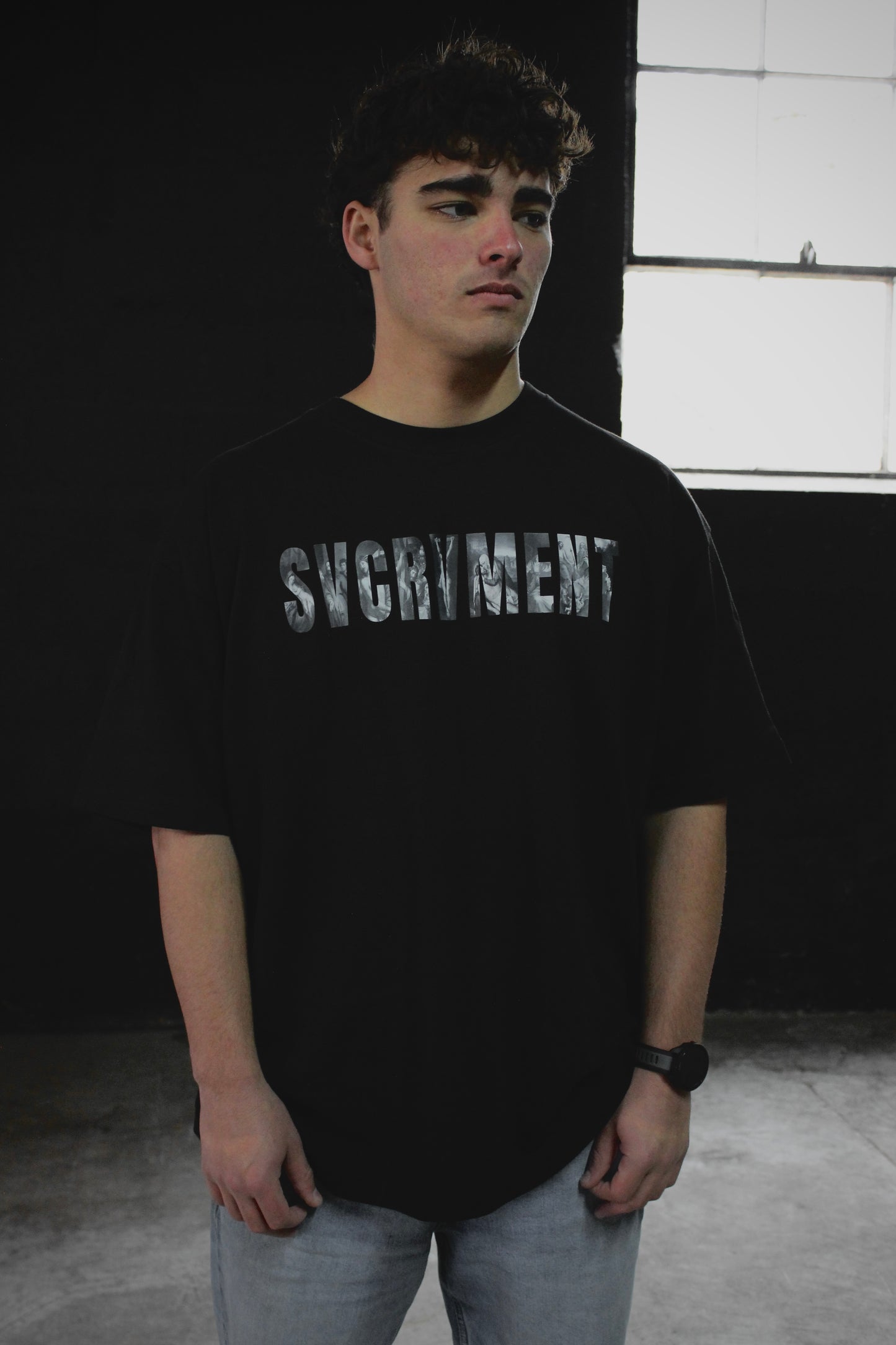 CORNERSTONE TEE / BLACK