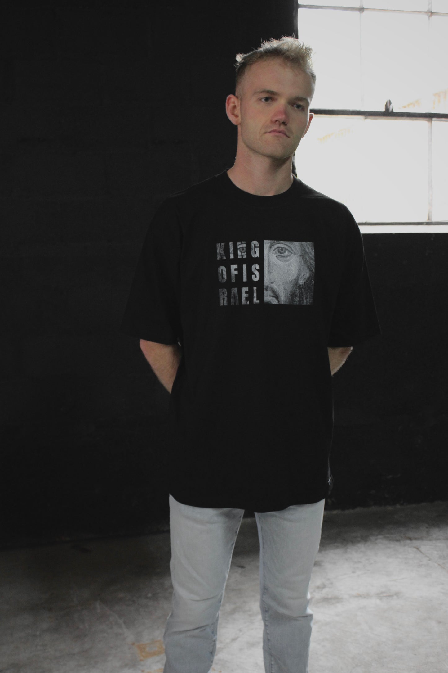 KING OF ISRAEL TEE / BLACK